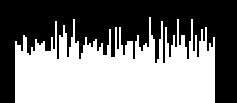 A 1D example of a uniform distribution